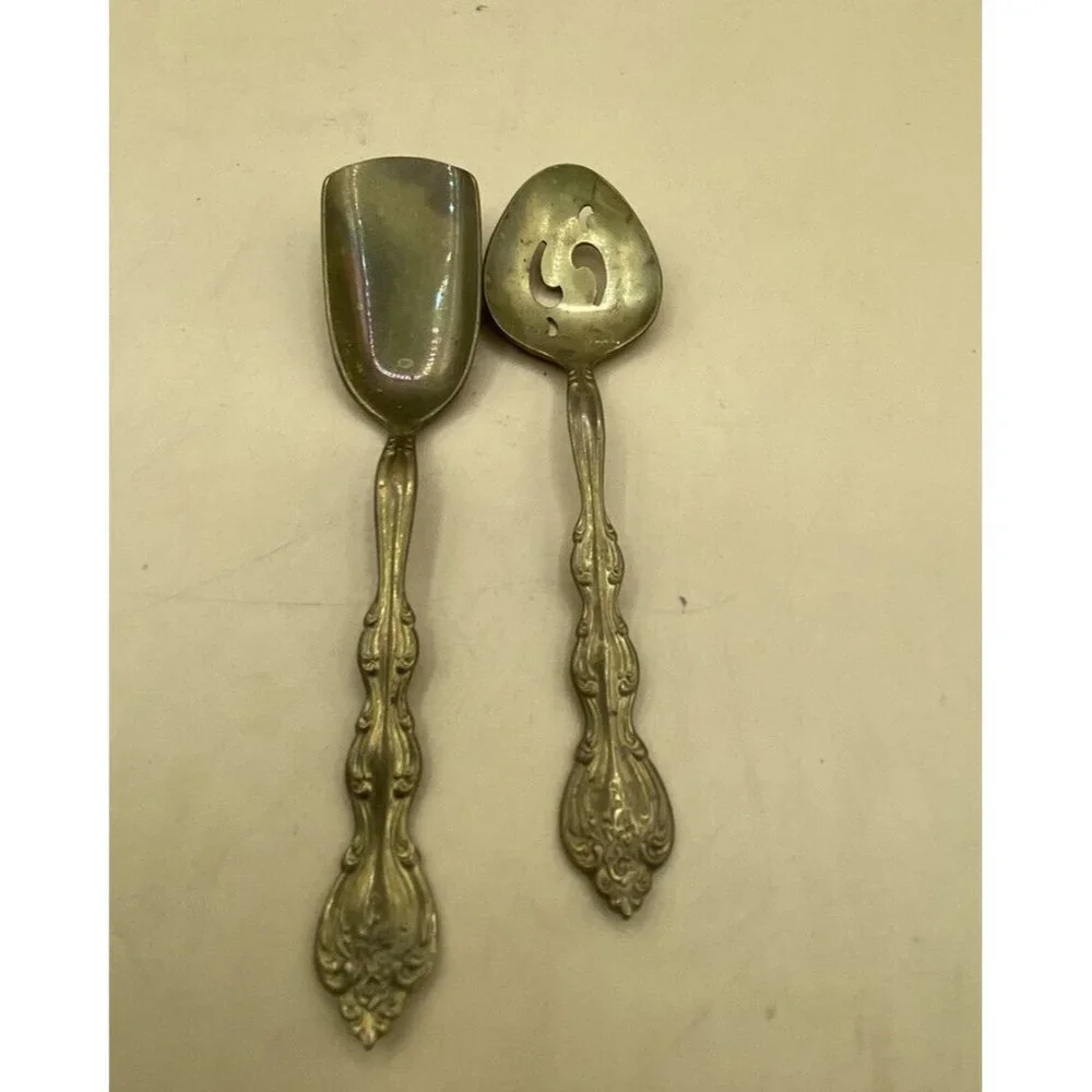Golden Bon Bon & Relish Spoons Interlude by International Silverplate